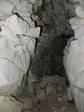 Tiny pseudokarst cave in clay limestones close to Pravda castle.