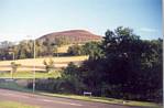 Eildon North Hill - a hill with prehistorc hillfort by English-Scottish border
