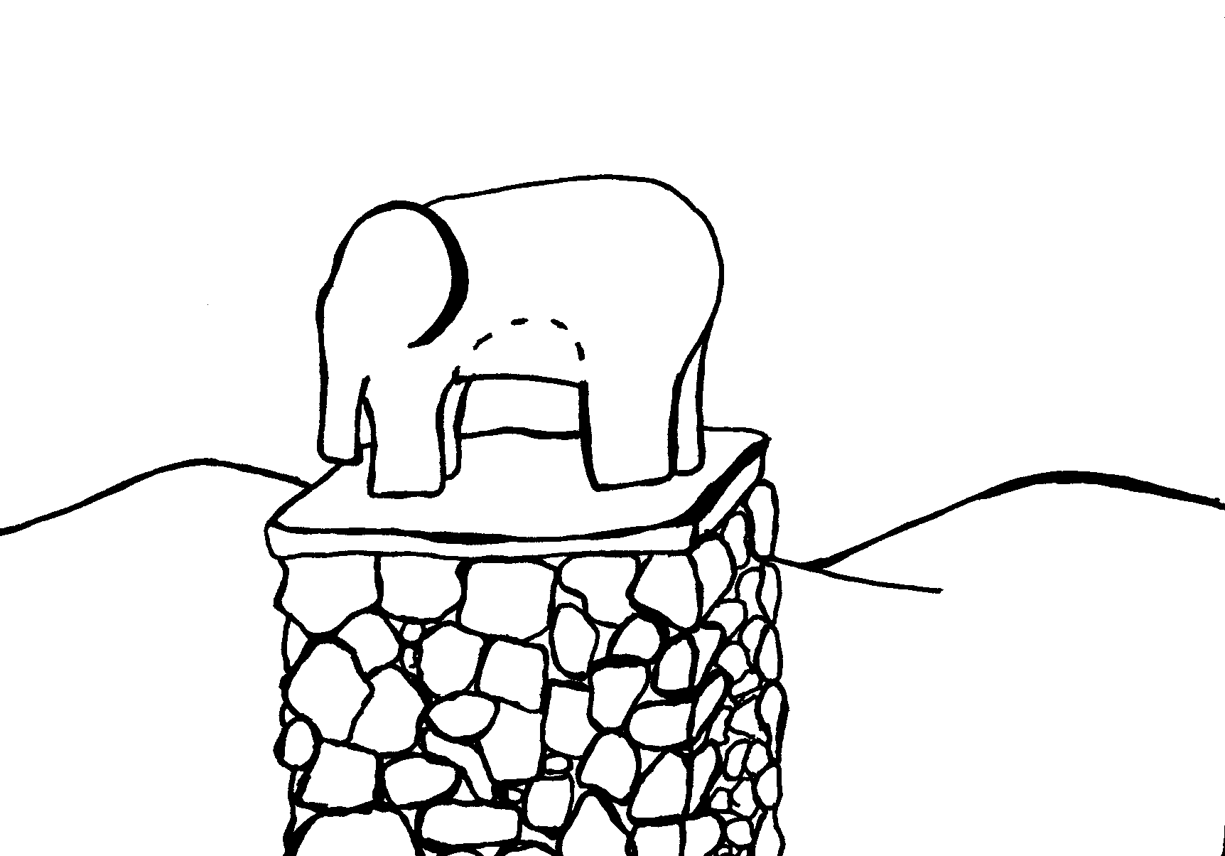 Slon kamenný