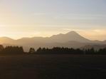 Večerní Chočské vrchy od Liptovského Trnovce